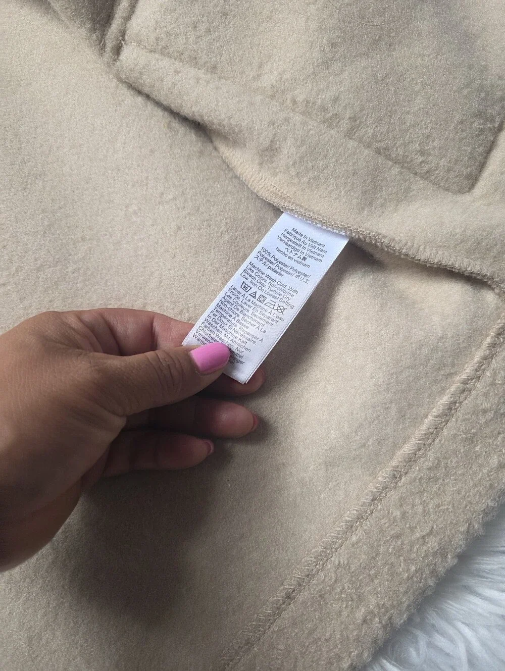J. Crew Cream Sherpa Shirt Jacket with Gold Buttons